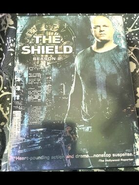 Fox The Shield Complete Season 2 DVD Set— Teal, Black & Yellow Accents